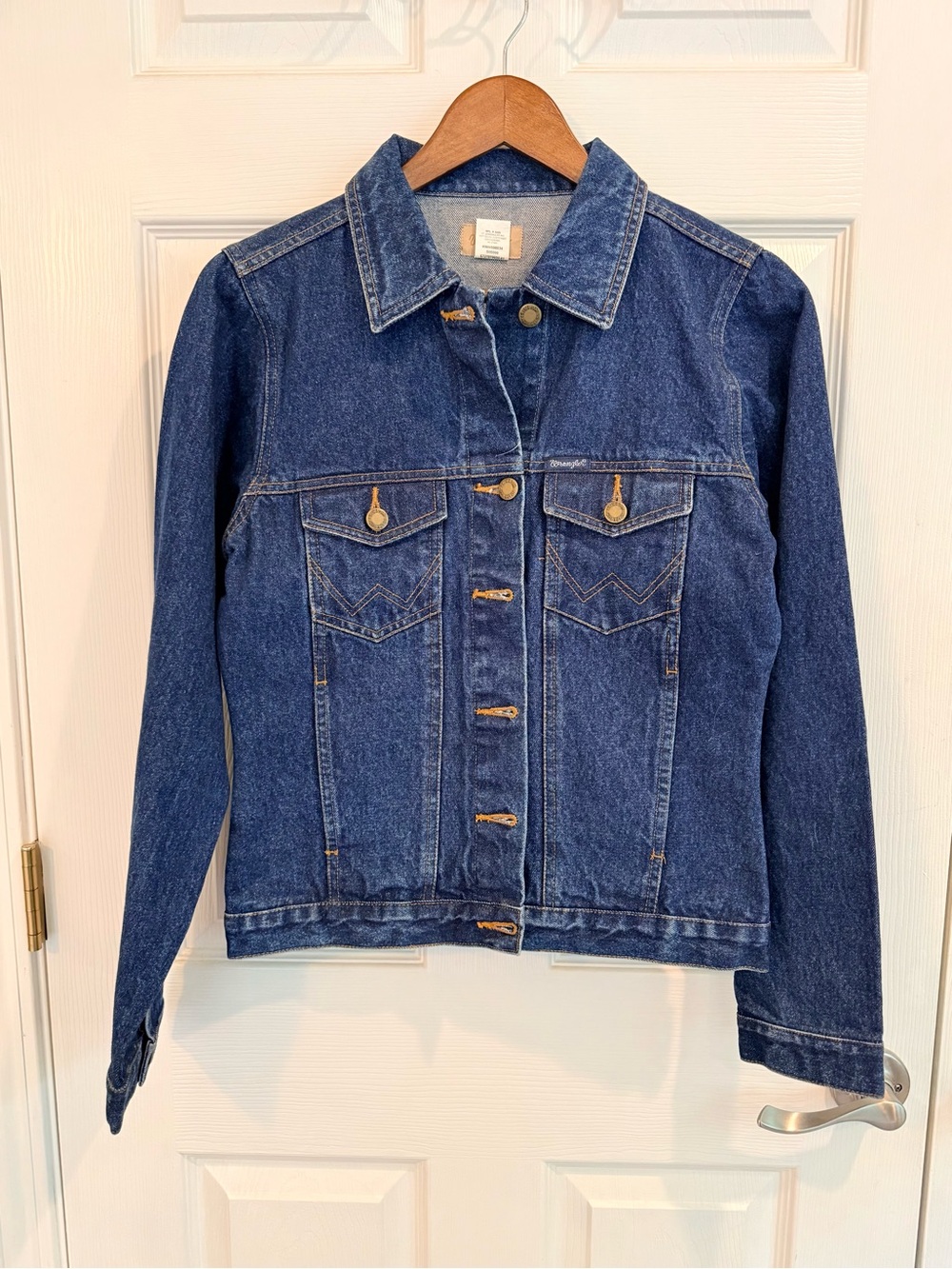 Wrangler Dark Blue Denim Trucker Jacket